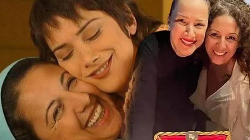 22 yıl sonra aynı pozu verdiler! Bir elmanın yarısı Janset Paçalı ve Günay Karacaoğlu buluştu