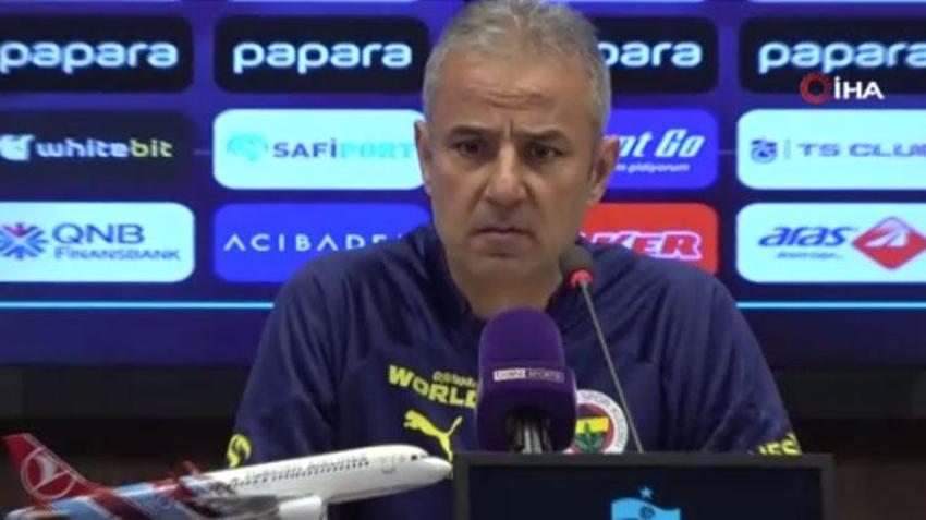 Trabzonspor Fenerbahçe maçı sonrası İsmail Kartal'dan açıklama: Maçın ertelenmesi lazımdı, oğlumun kafası şişti