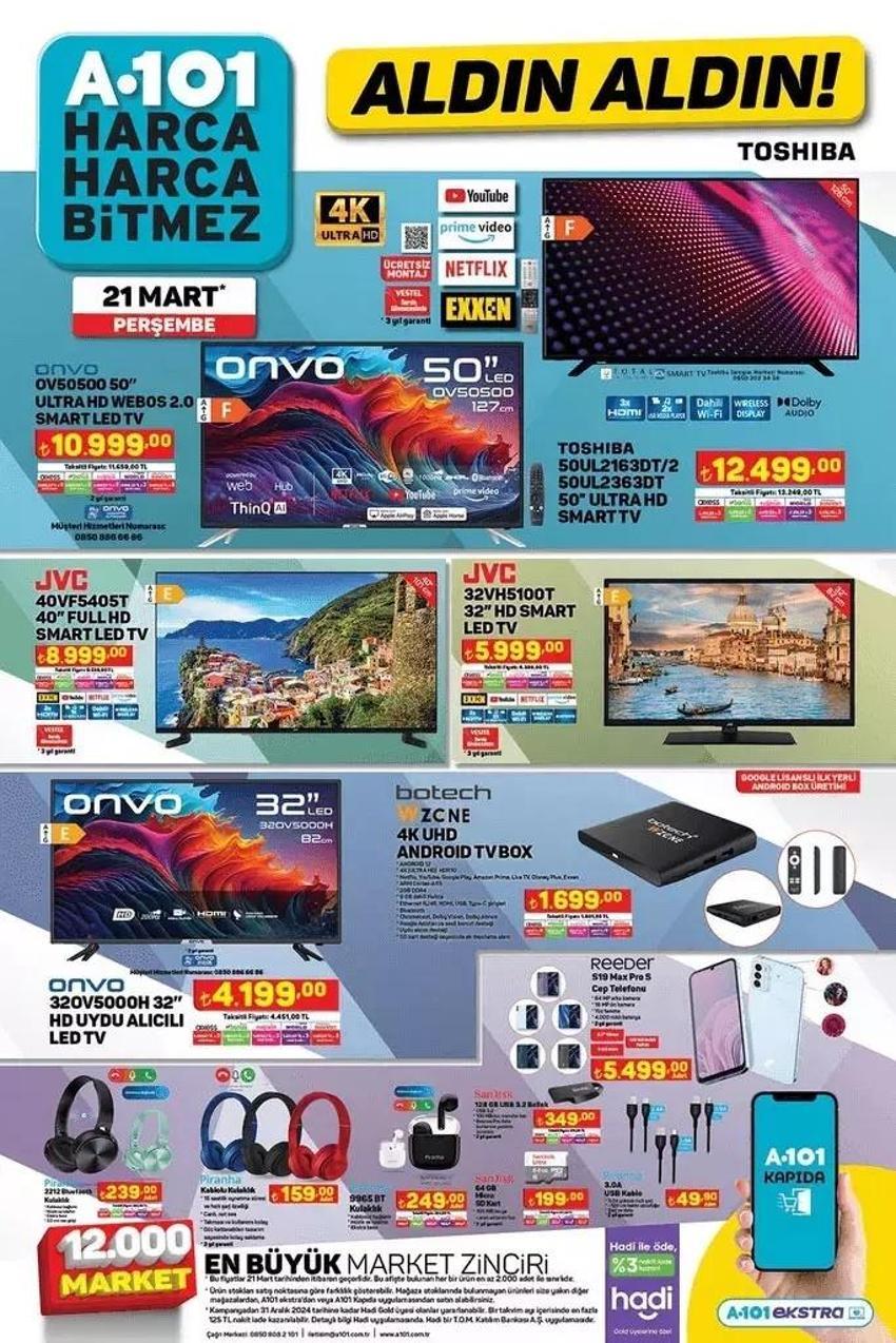 A101 KATALOG 21 Mart Perşembe: Elektrikli araç, airfryer, süpürge…