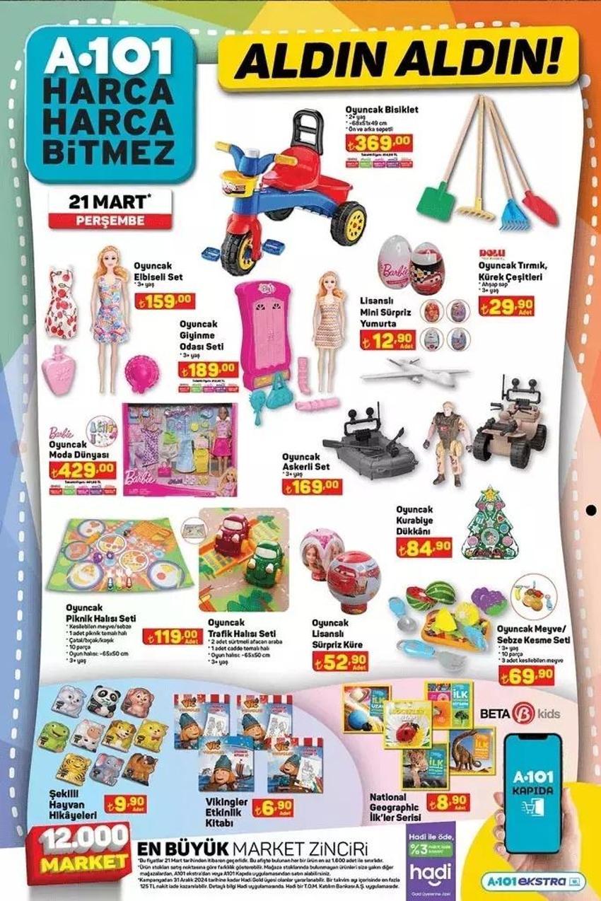 A101 KATALOG 21 Mart Perşembe: Elektrikli araç, airfryer, süpürge…