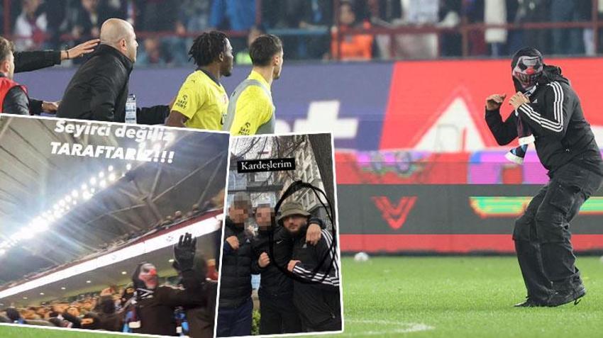 Trabzonspor - Fenerbahçe maçında sahaya ilk giren maskeli taraftar ilgili çarpıcı detaylar ortaya çıktı