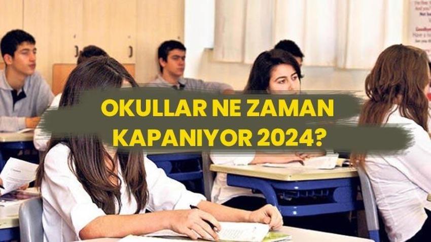2024 MEB TAKVİMİ: Okullar ne zaman kapanacak 2024, okulların açılmasına kaç gün kaldı? Yaz tatili ne zaman? 2024 ve 2025 eğitim öğretim yılı takvimi