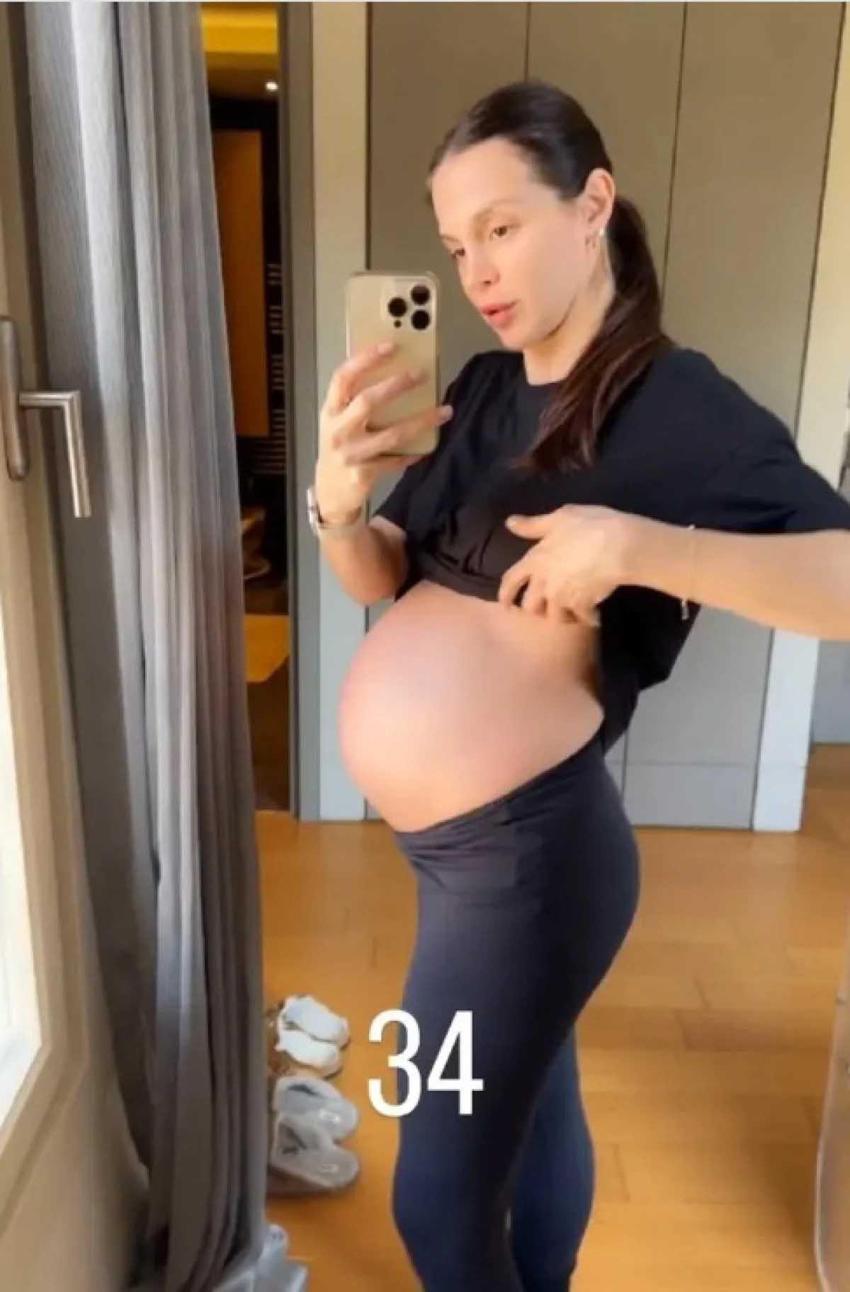 Doğuma sayılı gün kaldı, Cemre Kemer’den yeni poz! İkinci kez anne olacak