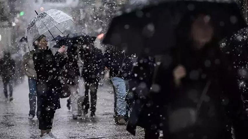 Yoğun kar ve sağanak yağışlar geliyor! Kar yağacak illeri Meteoroloji tek tek uyardı...