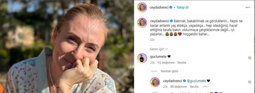 Artık gizlemiyorlar! Ceyda Düvenci'nin pozuna yeni aşkından yorum