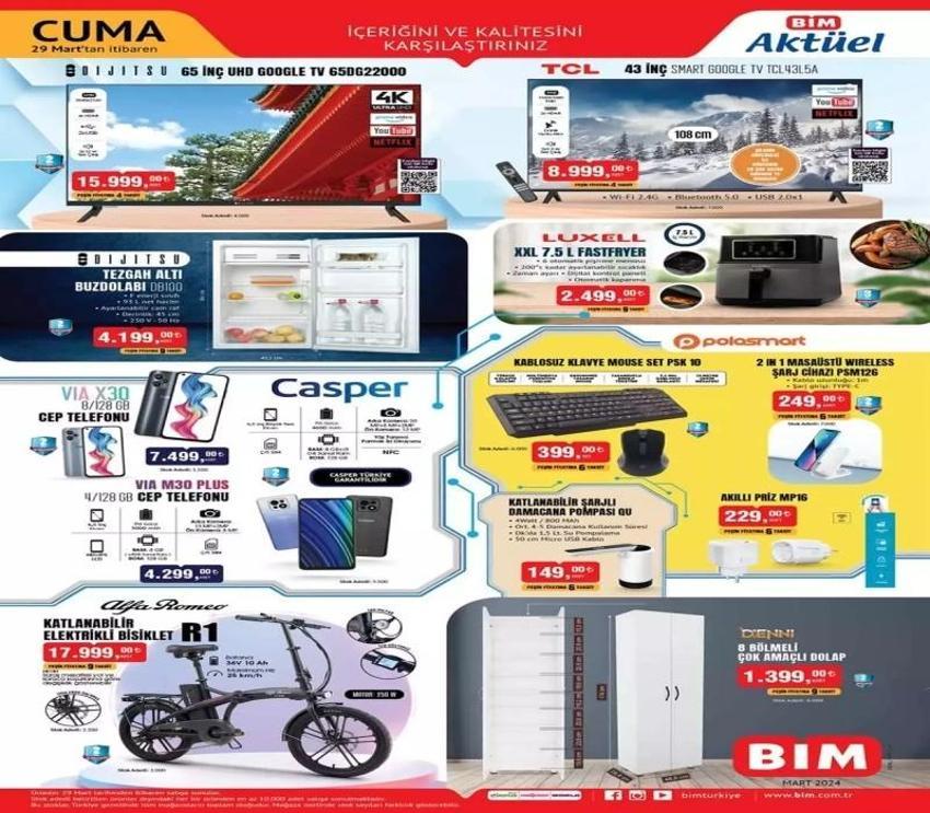 BİM 26-29 Mart aktüel katalog 2024: Bu hafta BİM katalog'da neler var? İşte indirimli BİM fırsat ürünleri