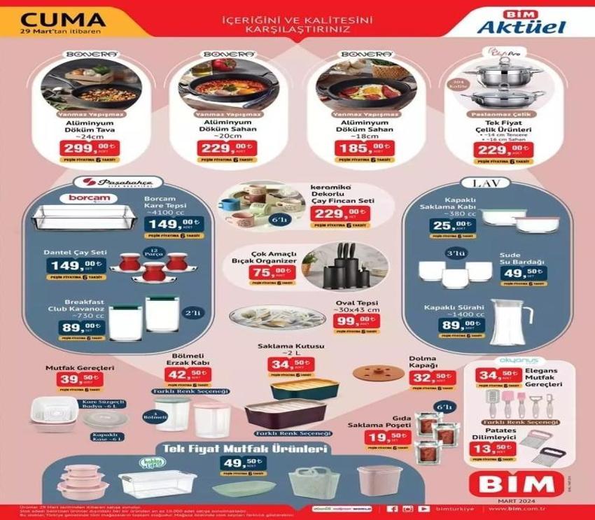 BİM 26-29 Mart aktüel katalog 2024: Bu hafta BİM katalog'da neler var? İşte indirimli BİM fırsat ürünleri