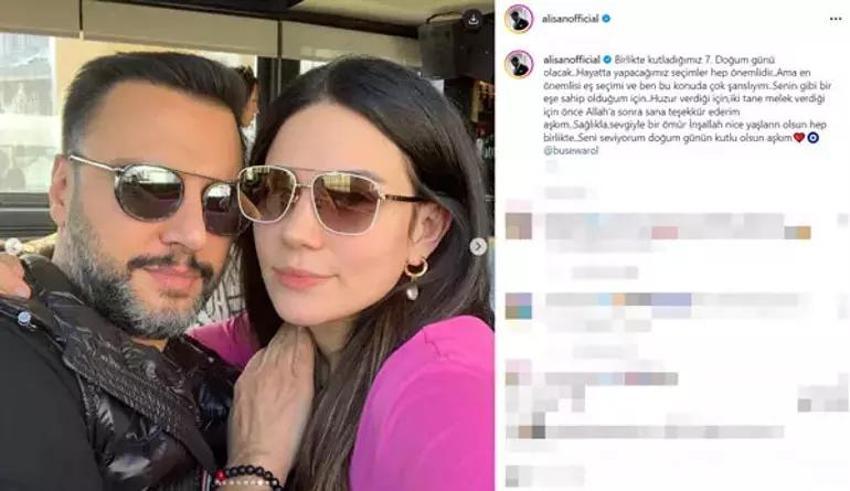 Alişan eşi Buse Varol'un doğum gününü kutladı