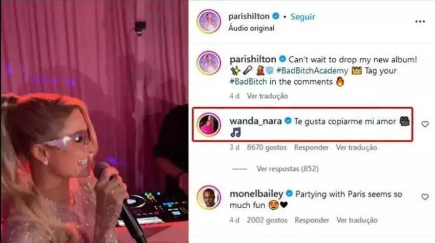 Wanda Nara’dan Paris Hilton'a: Beni taklit etmeyi seviyorsun aşkım
