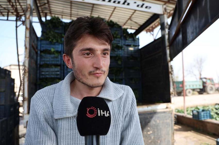 Adana’da yetişen turp, pırasa ve ıspanaklar deprem bölgesinde talep görüyor