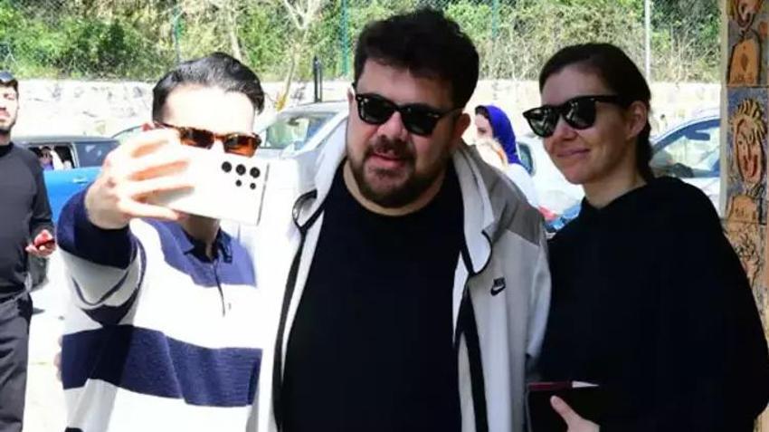 Hande Erçel oy kullanmaya Hakan Sabancı'nın VIP aracıyla geldi! Ünlü isimler sandık başında
