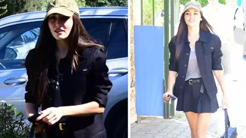 Hande Erçel oy kullanmaya Hakan Sabancı'nın VIP aracıyla geldi! Ünlü isimler sandık başında