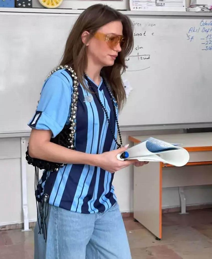 Serenay Sarıkaya'nın elbisesi olay oldu