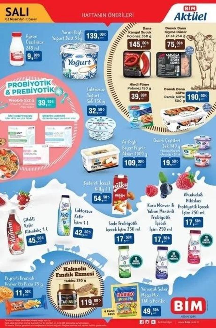 BİM 2-5 Nisan aktüel katalog 2024 yayınlandı! BİM Salı ve Cuma fırsatlarında indirimli hangi ürünler var?