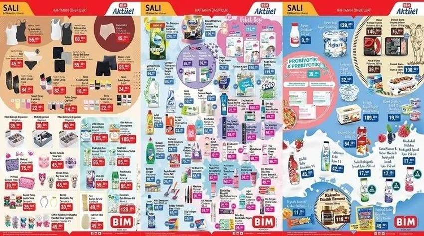 BİM 2-5 Nisan aktüel katalog 2024 yayınlandı! BİM Salı ve Cuma fırsatlarında indirimli hangi ürünler var?