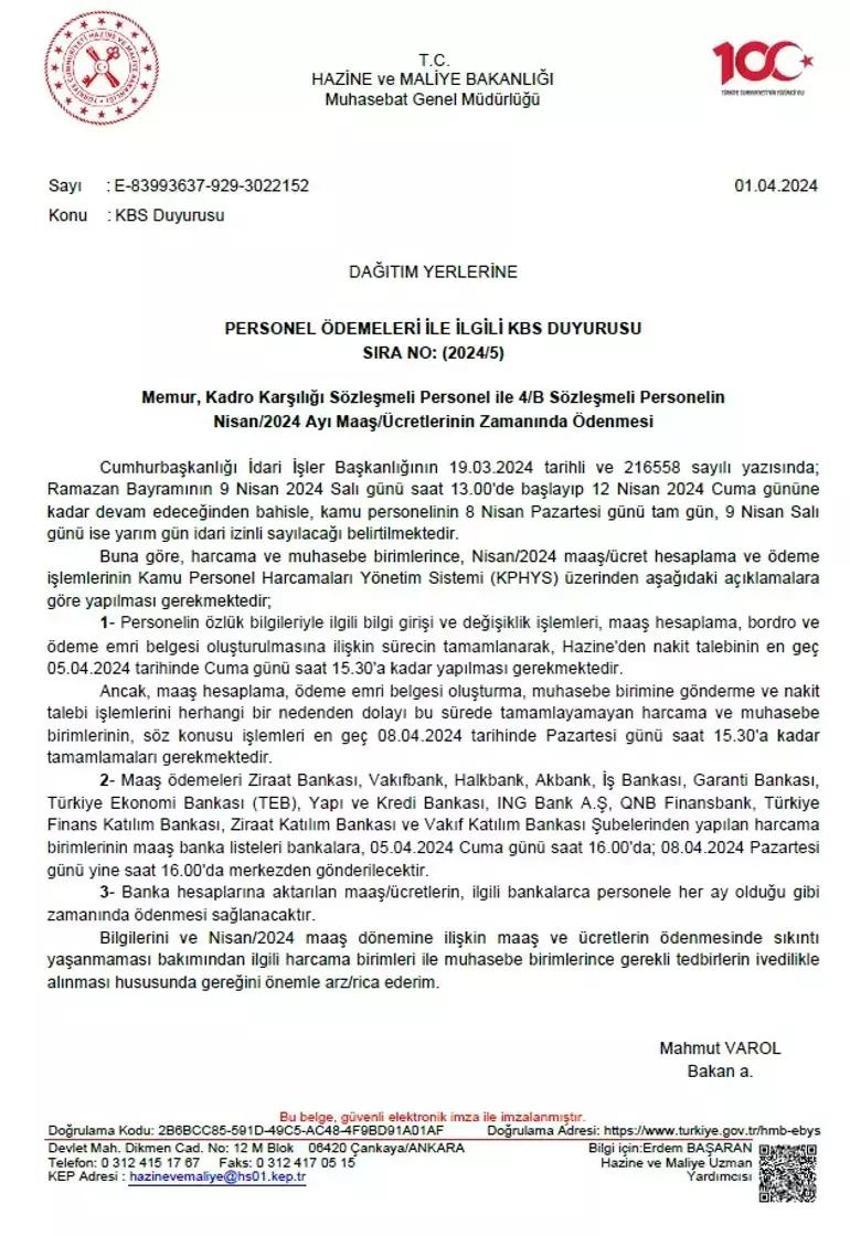 Memur maaşları ile ilgili yeni açıklama! Bakanlık duyurdu, sözleşmeli kamu personelini de kapsıyor