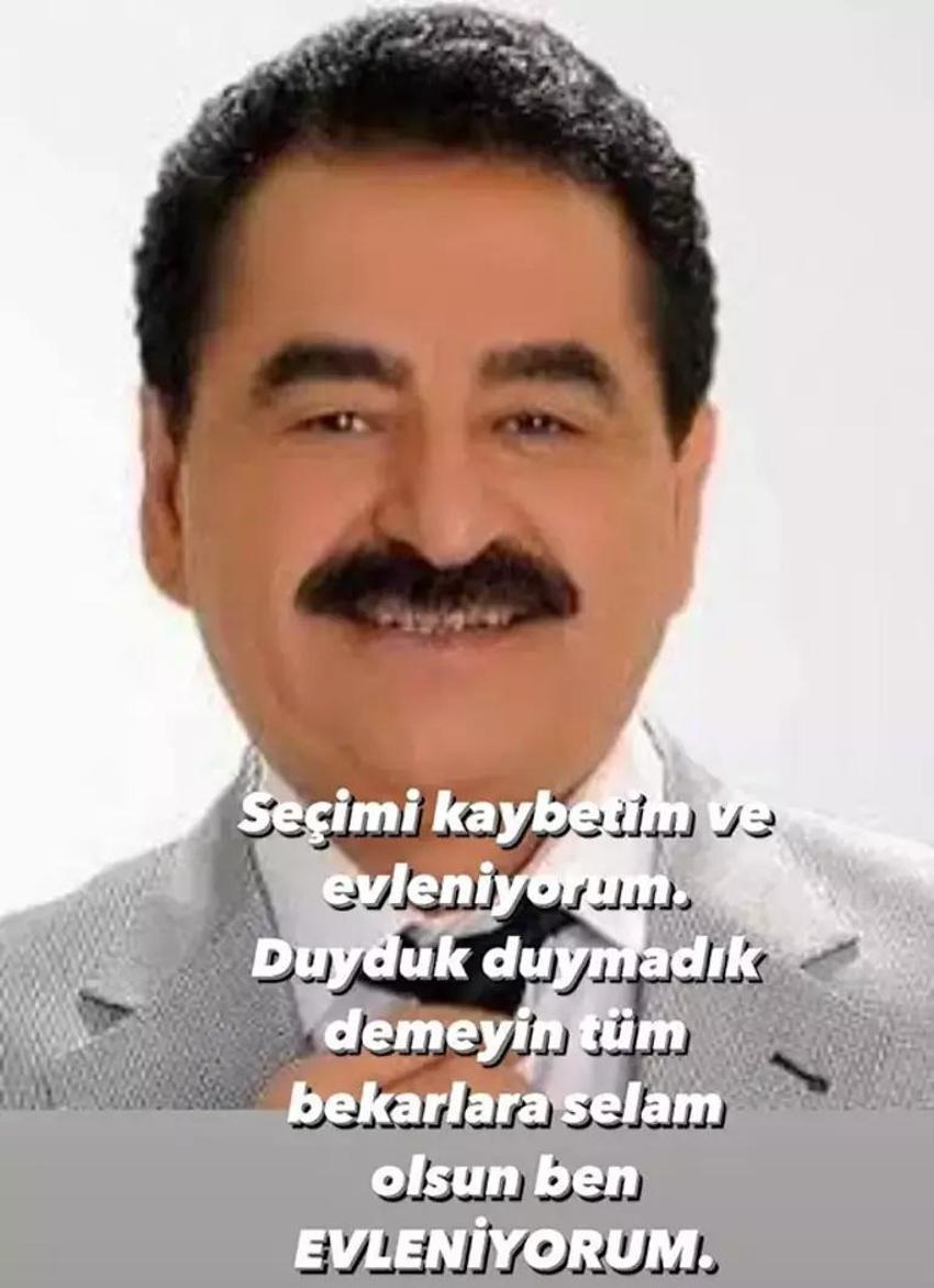 İbrahim Tatlıses evleniyor! sosyal medya hesabından duyurdu