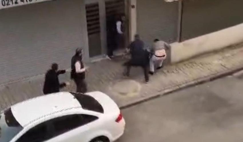 Film sahnelerini aratmayan çatışmada pompalı tüfeklerle kurşun yağdırdılar