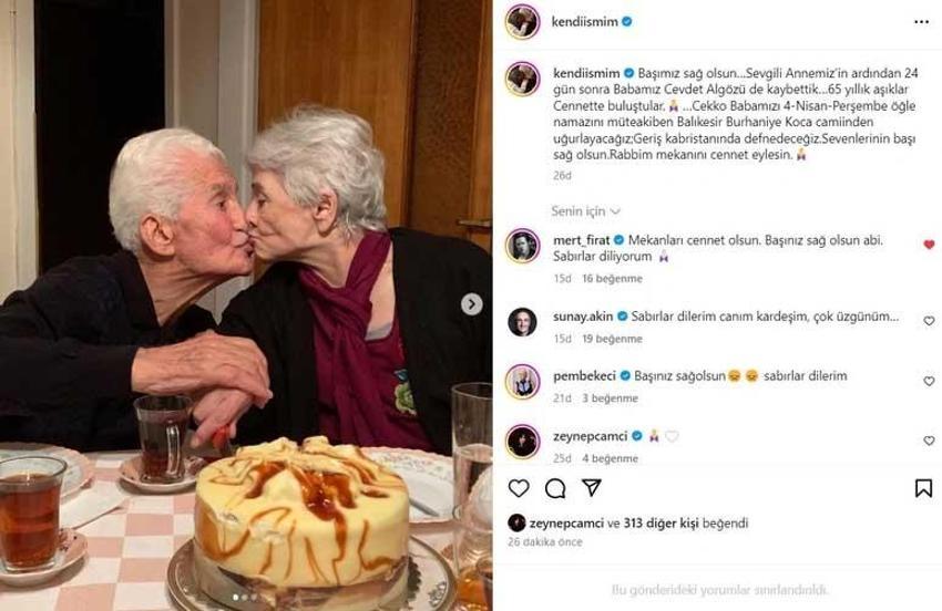 Aralarında 24 gün var! Zafer Algöz’ün babası hayatını kaybetti