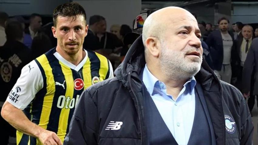 Fenerbahçe - Adana Demirspor maçında kavga çıktı! Murat Sancak çılgına döndü, Mert Hakan'ı böyle tersledi