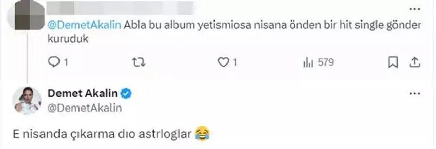 Demet Akalın'nın 'albüm' cevabı şaşırttı! 'Astrologlar sallıyor'