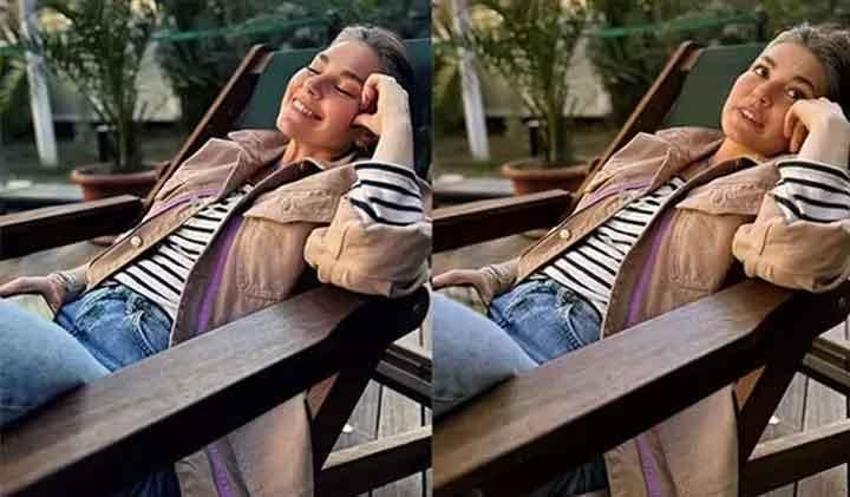 Aslı Enver'den kızı ile bahar pozları