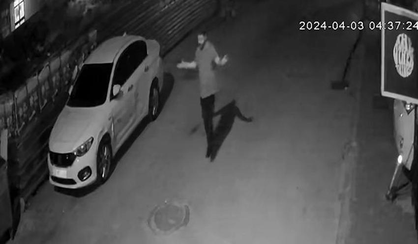 Taksi bulamadıkları için çaldıkları otomobille kaza yaptılar