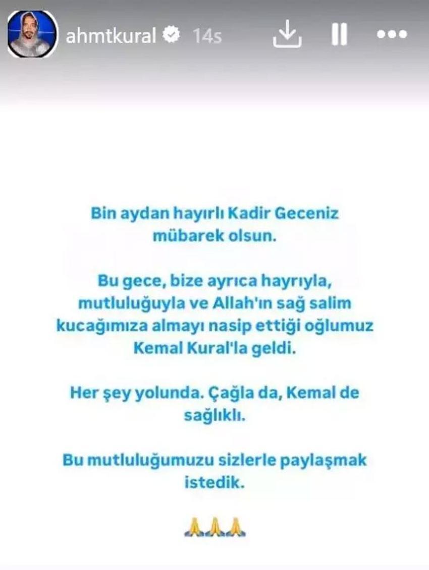 Ahmet Kural baba oldu!