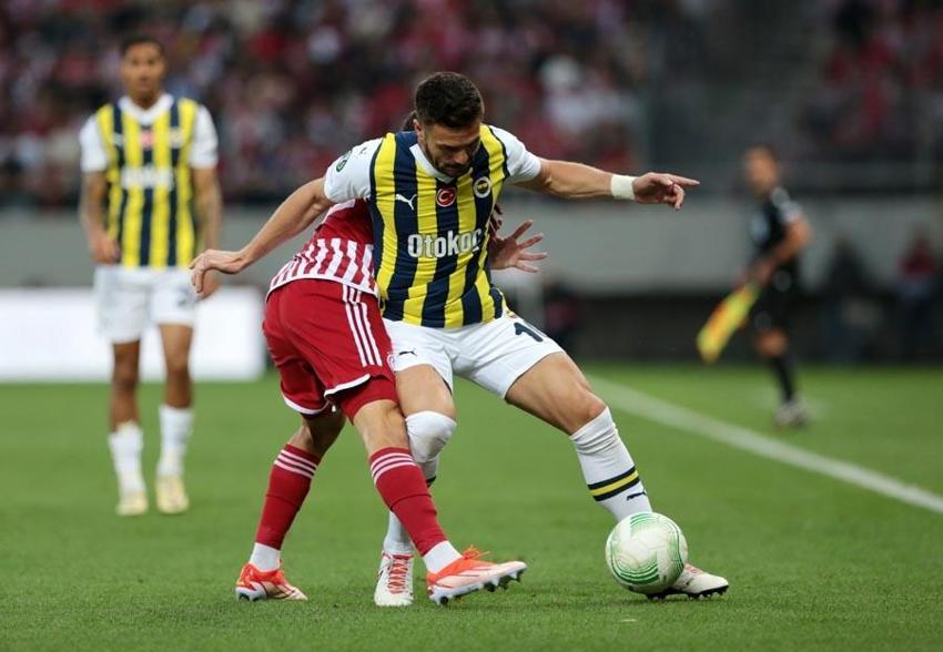 UEFA Avrupa Konferans Ligi tur İstanbul'a kaldı! Olympiakos - Fenerbahçe maç sonucu 3-2
