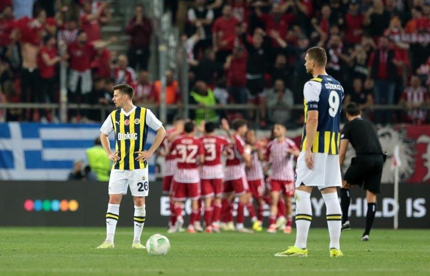 UEFA Avrupa Konferans Ligi tur İstanbul'a kaldı! Olympiakos - Fenerbahçe maç sonucu 3-2