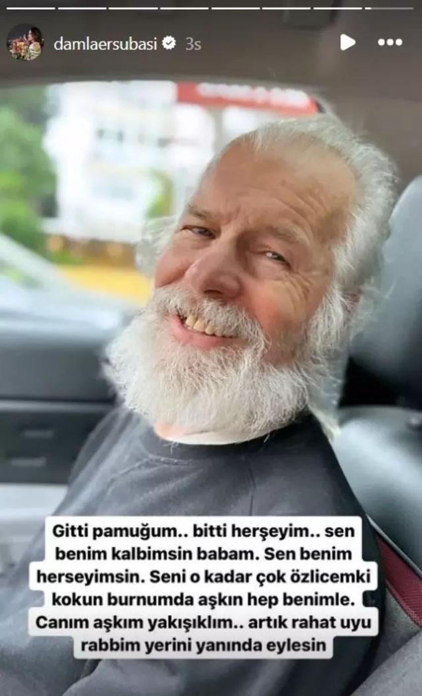 Sihirli Annem’in Tuğçe'si Damla Ersubaşı'nın babası vefat etti