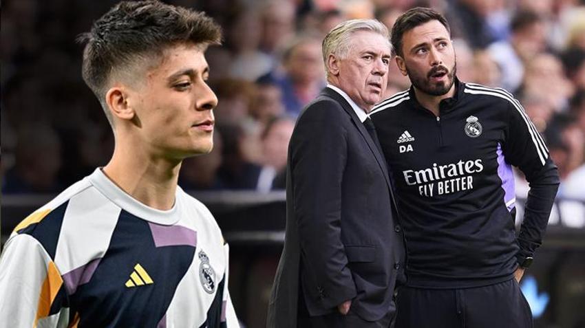 Ancelotti'nin oğlu resti çekti! Arda Güler için babasının yanına gidip...