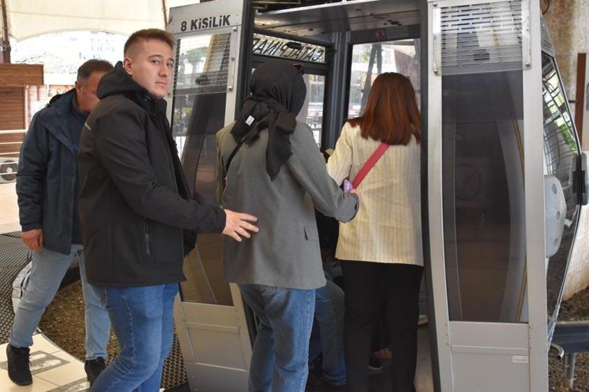 Antalya'daki faica sonrası da Ordu'da teleferiğe yoğun ilgi