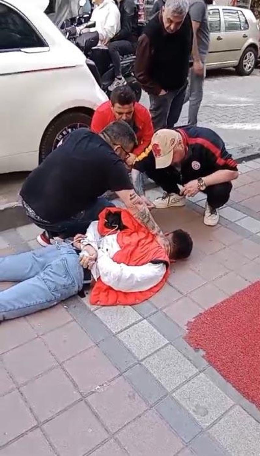 Ünlü oyuncu 'Rambo Berk' kadının imdadına yetişti hırsızı yakalayıp bağladı