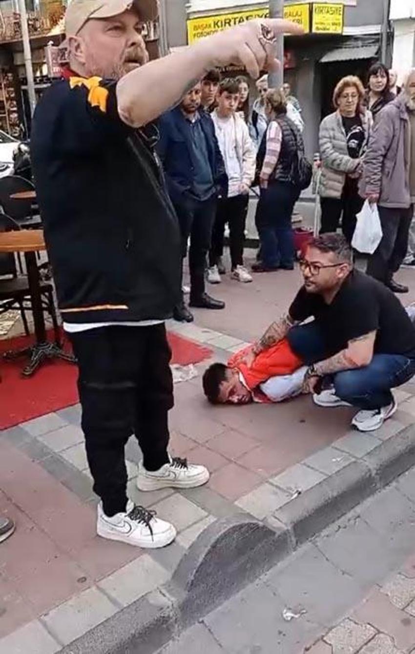 Ünlü oyuncu 'Rambo Berk' kadının imdadına yetişti hırsızı yakalayıp bağladı