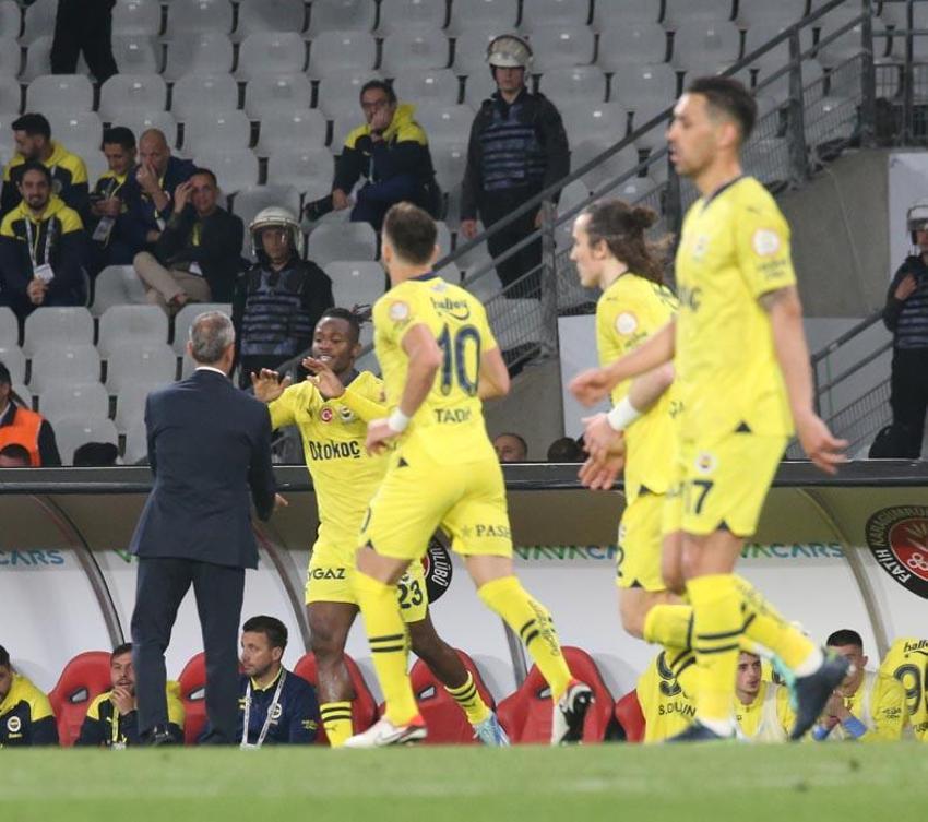 Fatih Karagümrük – Fenerbahçe maçında 3 gol ve 2 kırmızı vardı