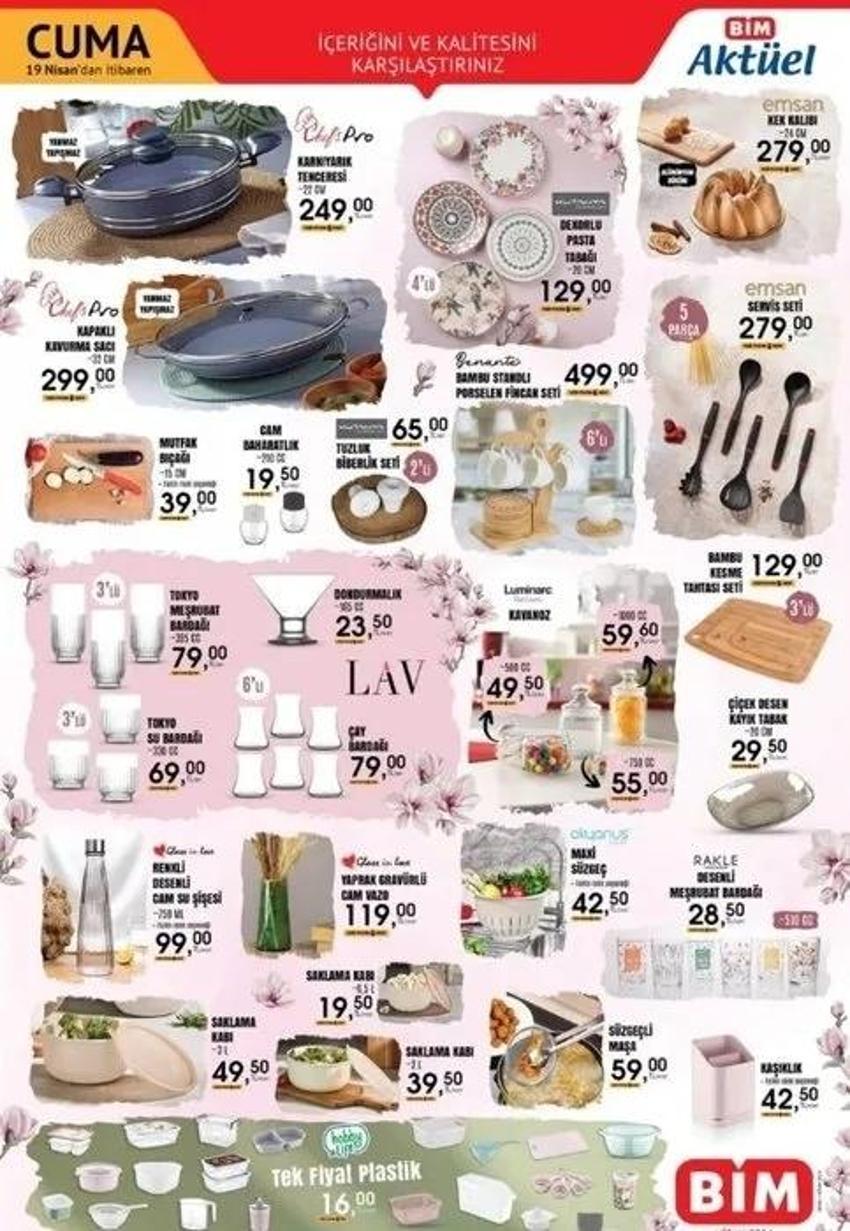 BİM 16-19 Nisan aktüel katalog: Kozmetik ürünler ön planda, elektrikli bisiklet geliyor