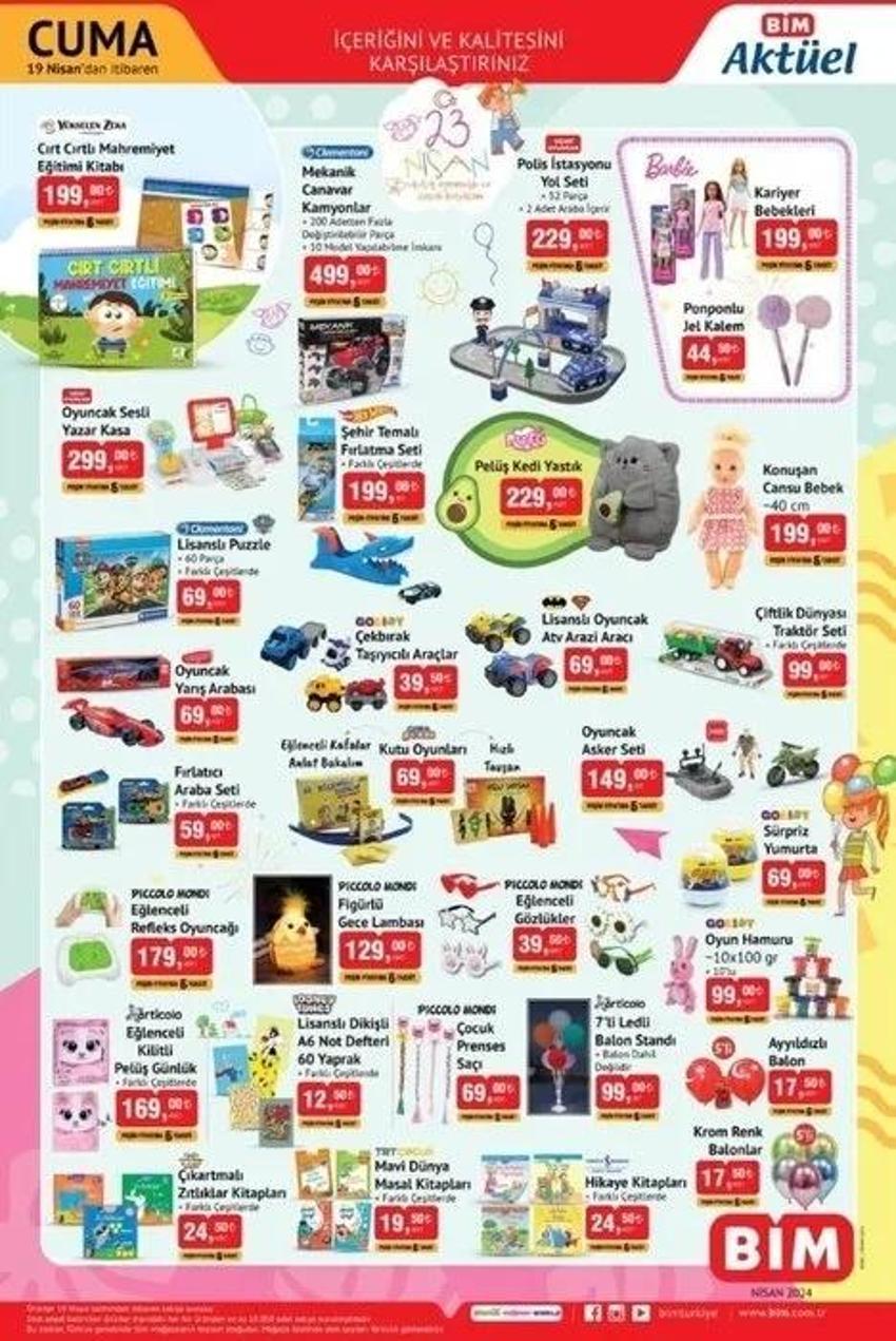 BİM 16-19 Nisan aktüel katalog: Kozmetik ürünler ön planda, elektrikli bisiklet geliyor