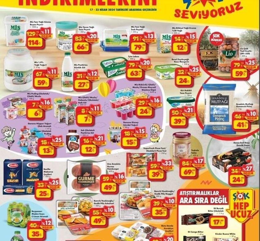 ŞOK'ta bayram devam ediyor! 17-23 Nisan ŞOK aktüel katalogda bebek bezinde indirim çılgınlığı var!