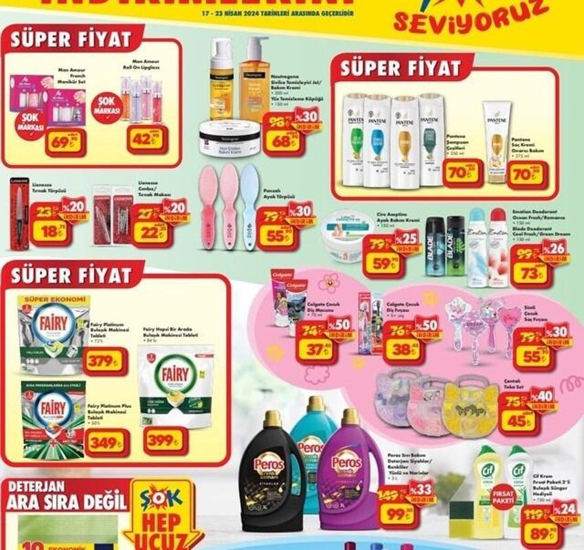ŞOK'ta bayram devam ediyor! 17-23 Nisan ŞOK aktüel katalogda bebek bezinde indirim çılgınlığı var!