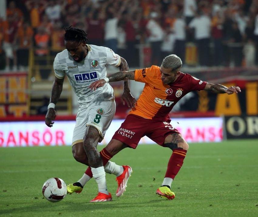 Alanyaspor - Galatasaray maçında gol yağmuru! Aslan liderliği geri aldı
