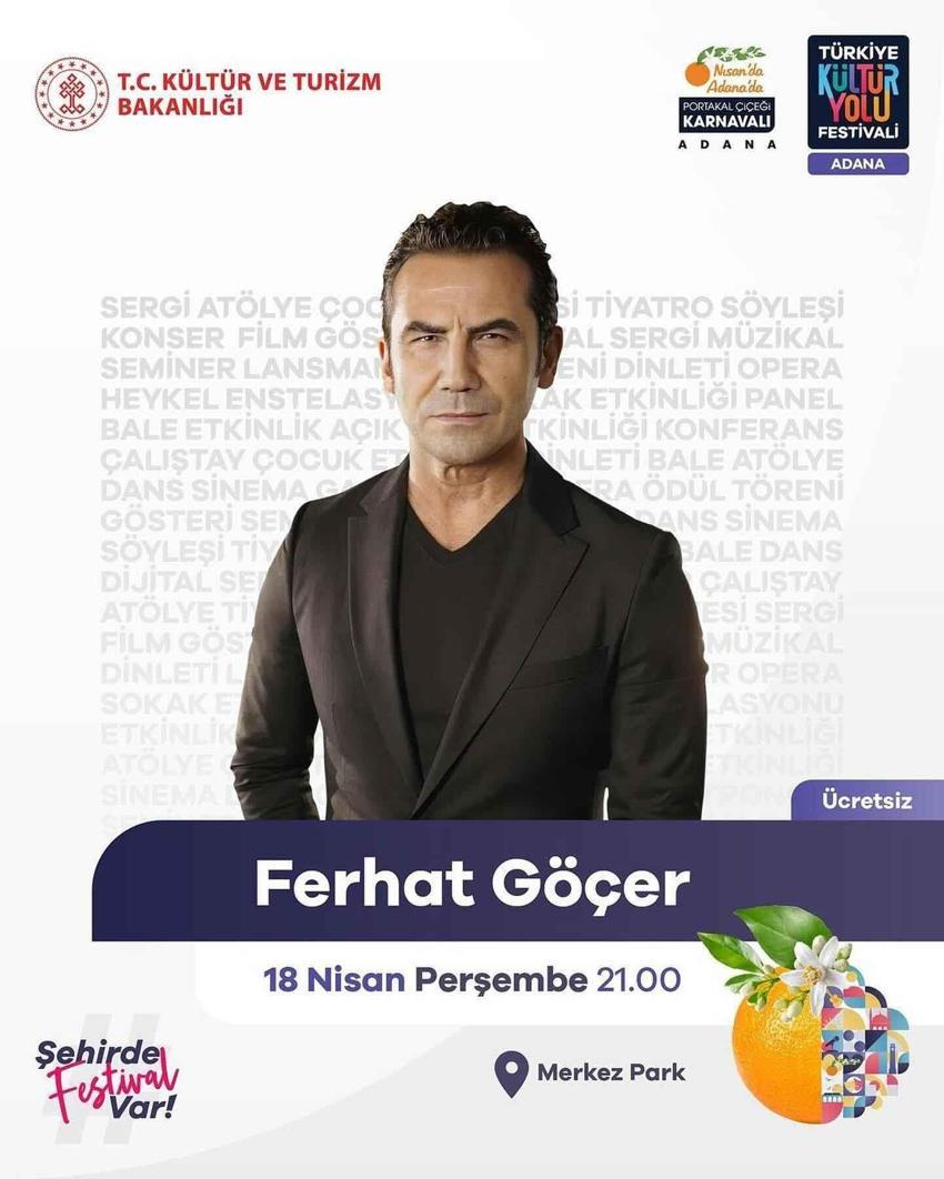 Portakal Çiçeği Karnavalı'nda Ferhat Göçer rüzgarı esecek