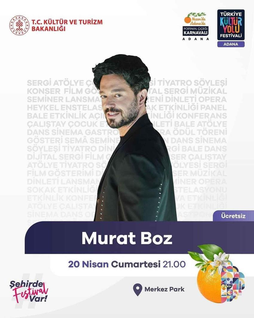 Portakal Çiçeği Karnavalı'nda Ferhat Göçer rüzgarı esecek