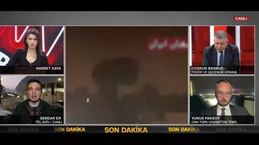 İsrail'den İran'a misilleme saldırı! Dünyaya ilan ettiler, işte ilk görüntüler