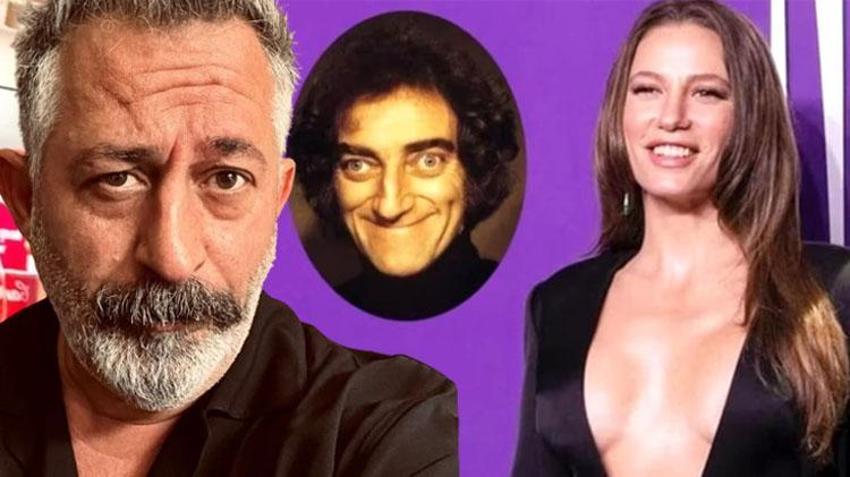 Serenay Sarıkaya’dan misilleme! Cem Yılmaz dekolteli elbisesine gönderme yapmıştı