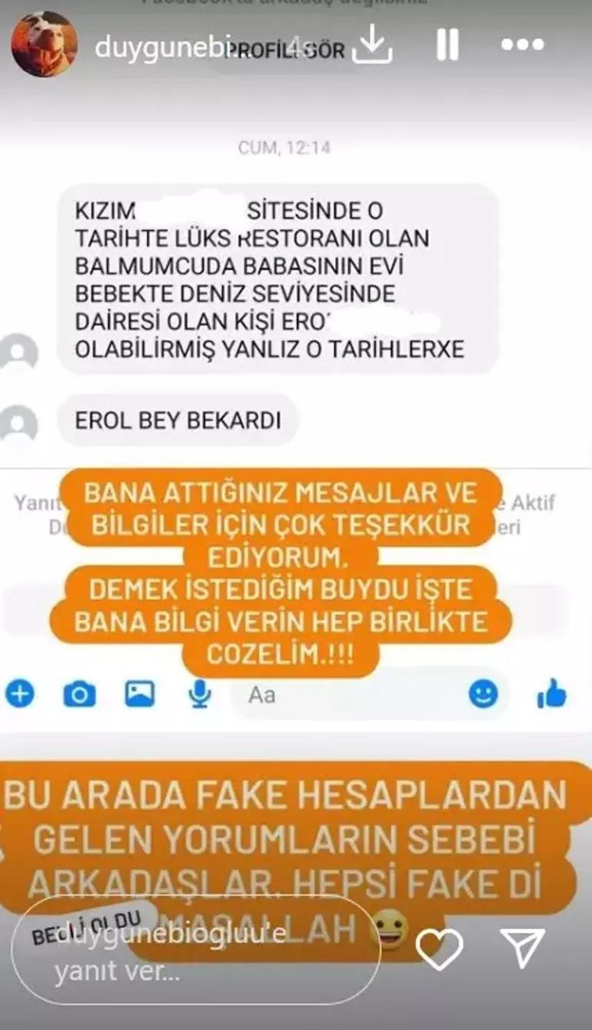 Duygu Nebioğlu'na gelen mesaj kafa karıştırdı! Dilara Gülatan ve diğer kardeşleri de ilgilendiren 'Erol' detayı