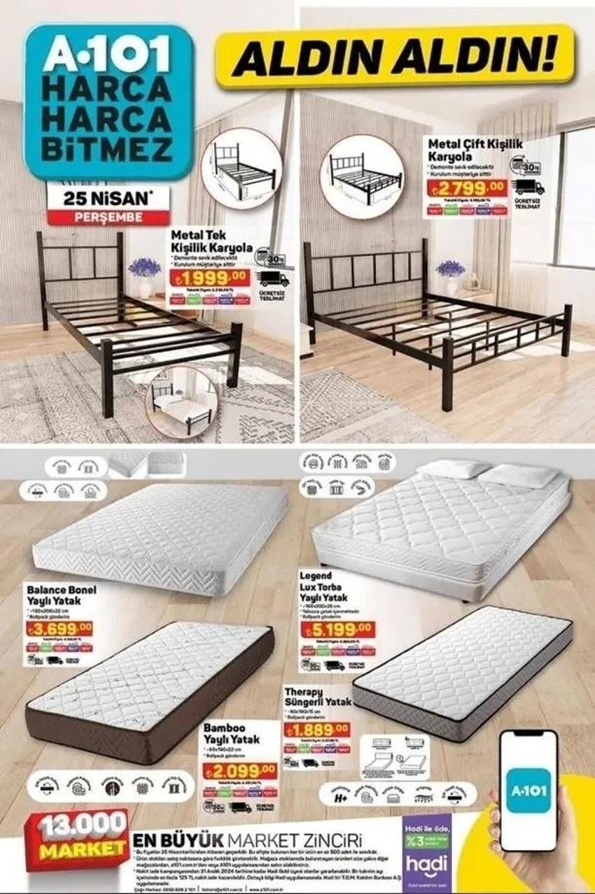 A101 25 Nisan aktüel katalog yayınlandı! Bu Perşembe A101'de indirimde neler var? 