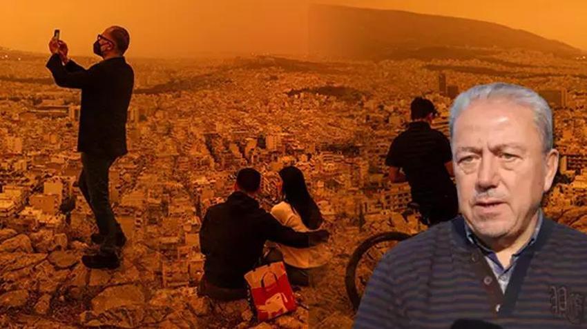 Yunanistan kızıla büründü! Uzmanlarda toz taşınımı uyarısı: 3 gün etkili olacak