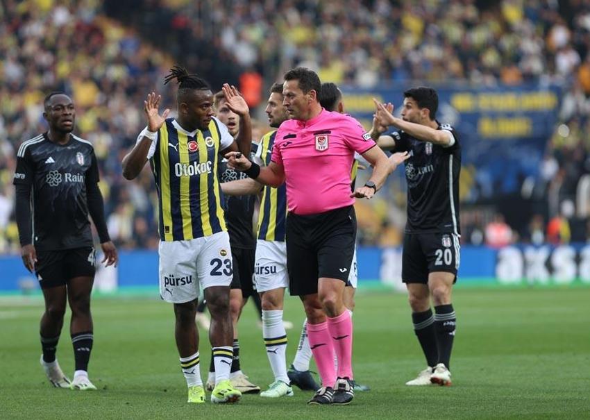 Fenerbahçe Beşiktaş derbisi 3 gol ve kırmızı kart vardı! 2-1