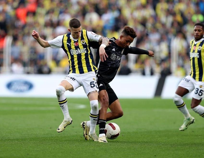 Fenerbahçe Beşiktaş derbisi 3 gol ve kırmızı kart vardı! 2-1